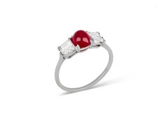 Cartier Burmese Ruby and Diamond Ring, French, 1913.