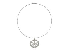 Diamant-Anhänger aus der Edwardianischen Zeit, Anfang des 20. Jahrhunderts.
