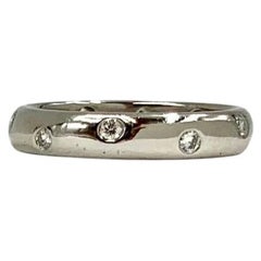 Anillo Tiffany & Co. Estate de 10 diamantes en platino, 6,75 US