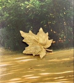 Estate Tiffany & Co. 18K Yellow Gold Maple Leaf Brooch