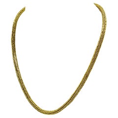 Seltene Cowboy Core Vintage 22K Gelbgold Bolo Krawatte Halskette von Luna Felix