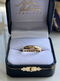 Tiffany & Co. Etoile 0.30tcw Diamond 18K Yellow Gold & Platinum Band