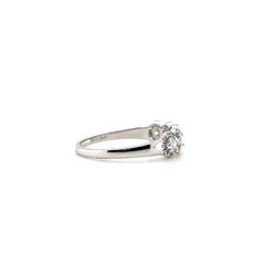 Contemporary 14K White Gold & 0.43tcw Diamond Five Stone Halo Anniversary Ring