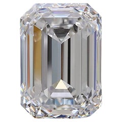 FLAWLESS TYPE IIA "GLOCONDA TYPE" GIA Certified 5.01 Carat Emerald Cut Diamond 