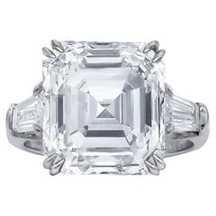 Außergewöhnlicher Solitär-Ring mit GIA-zertifiziertem 5 Karat Diamant im Asscher-Schliff
