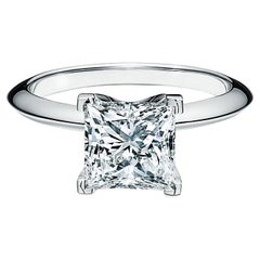 Tiffany & Co. 1 Carat Princess Cut Engagement Ring