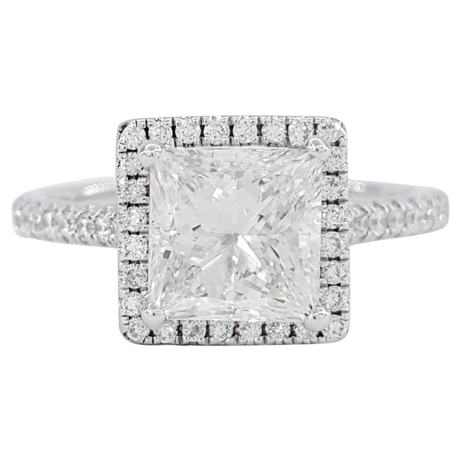 Tiffany & Co. Bague à diamant de taille Princesse en vente