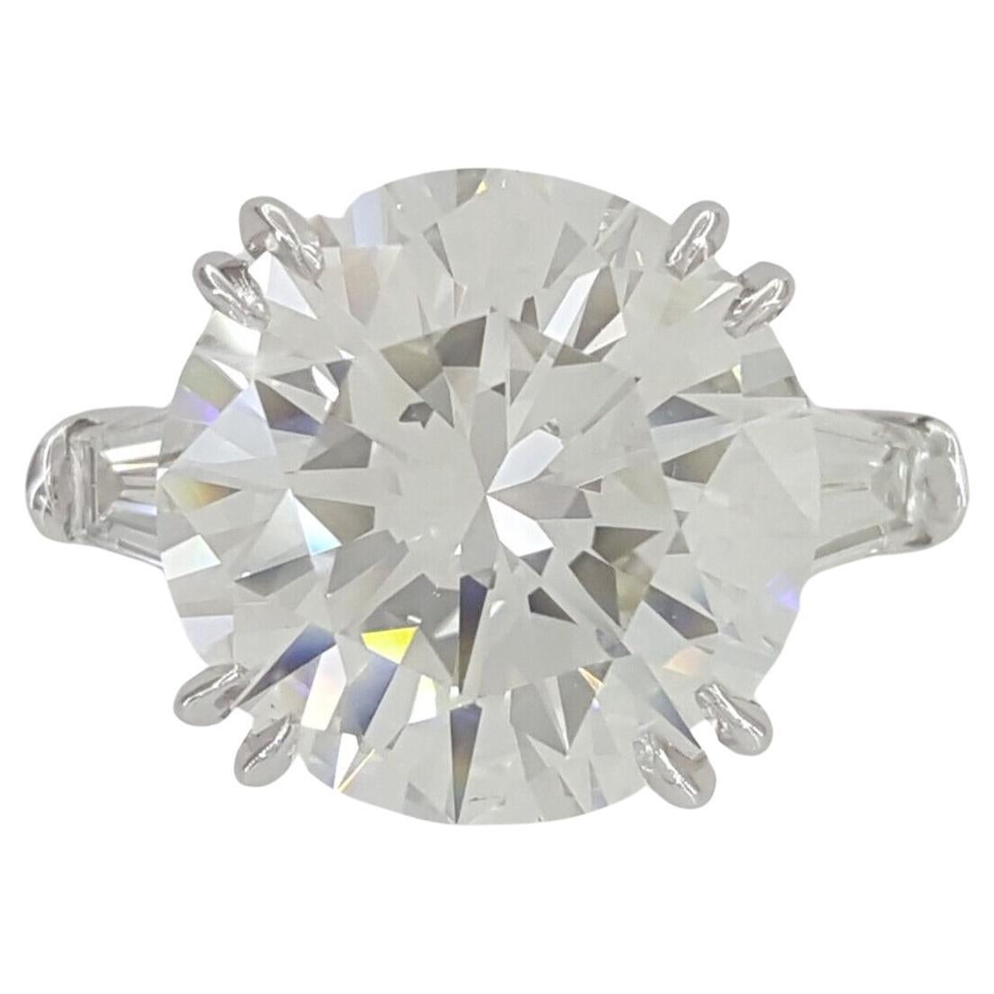 HARRY WINSTON Bague d'investissement en diamants ronds brillants de 4,49 carats en vente