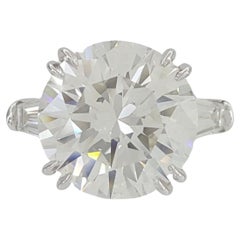 HARRY WINSTON 4.49 Carat Investment Round Brilliant Cut Diamond Ring