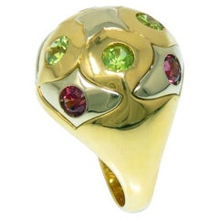 Bvlgari Tourmaline 18K Yellow Gold Ring