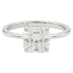 Tiffany & Co. 2.03 Carat True  Radiant Brilliant Diamond Engagement Ring