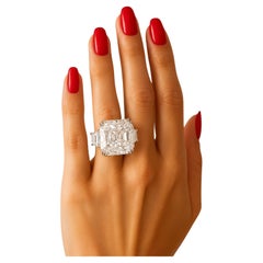 Extraordinary GIA Certified 20.45 -Carat Radiant Cut Diamond Ring