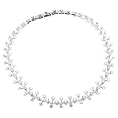Tiffany & Co. Collier de diamants en platine 18 carats