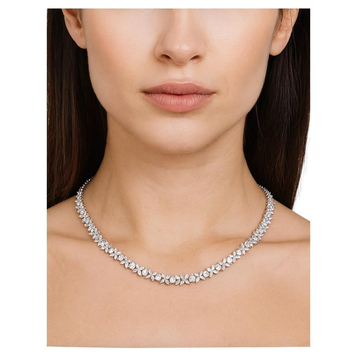 Tiffany & Co. Collana Collection'S in platino e diamanti