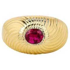 Vintage Rare Tiffany & Co. NO HEAT Burma Ruby Cocktail
