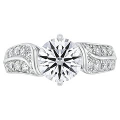 Van Cleef
Arpels Bague de fiançailles en platine avec diamant