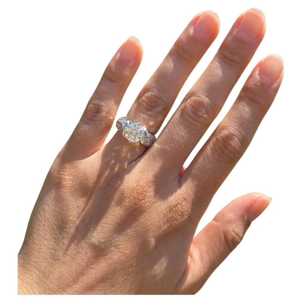 Van Cleef 
Arpels Platinum Diamond Engagement Ring