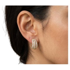 3.80 Ct. Tiffany 
Co. Diamond Earrings in 18K