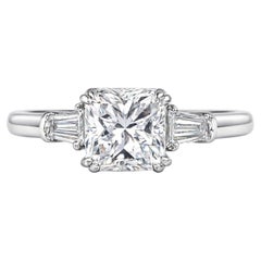 Harry Winston Radiant Cut Diamond Engagement Ring