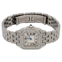 Reloj Cartier Panthère de acero inoxidable con cuarzo y diamante de 2 quilates