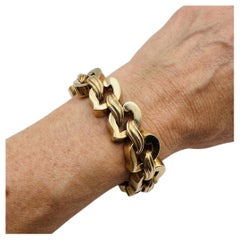 Tiffany & Co. Vintage-Armband mit Herzgliedern aus 14-karätigem Gelbgold