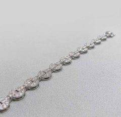 Bracciale Himalia di Cartier con diamanti da 4 carati in oro bianco 18k