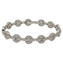 Cartier „Himalia“-Armband mit 4-Karat-Diamanten aus 18-karätigem Weißgold