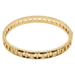 Tiffany & Co. T True Pulsera brazalete con bisagra de oro amarillo de 18 quilates 39,5 gramos