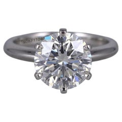 Tiffany & Co. Knife Edge Solitaire Diamond Engagement Ring