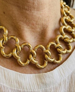 Van Cleef & Arpels Alhambra Diamond 18K Yellow Gold Necklace