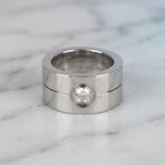 Cartier Love Collection 18k White Gold Diamond Band Ring