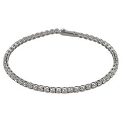 David Yurman 6 Carat Diamond Tennis Bracelet in 18k White Gold