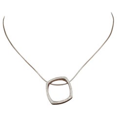 Tiffany & Co. Collana con ciondolo "Diamond" di Frank Gehry in oro bianco 18 carati