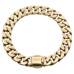 Pulsera de eslabones gruesos de Tiffany & Co. en oro amarillo de 18 quilates