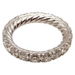 4 Carat Diamond Platinum Eternity Band Ring