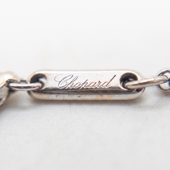 Chopard Diamond 18k White Gold Heart Lariat Drop Necklace