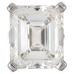 Tiffany & Co. 3 Carat Emerald Cut Diamond Platinum Solitaire Engagement Ring