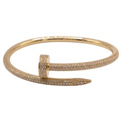 Cartier „Juste Un Clou“-Armreif aus 18 Karat Gelbgold mit einem 2-Karat-Diamanten