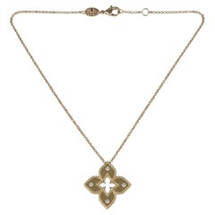 Roberto Coin 18K Yellow Gold Venetian Princess Diamond Pendant Necklace
