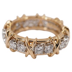 Tiffany & Co. 1 Carat Diamond Sixteen Stone Band Ring