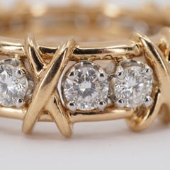 Tiffany & Co. 1 Carat Diamond Sixteen Stone Band Ring
