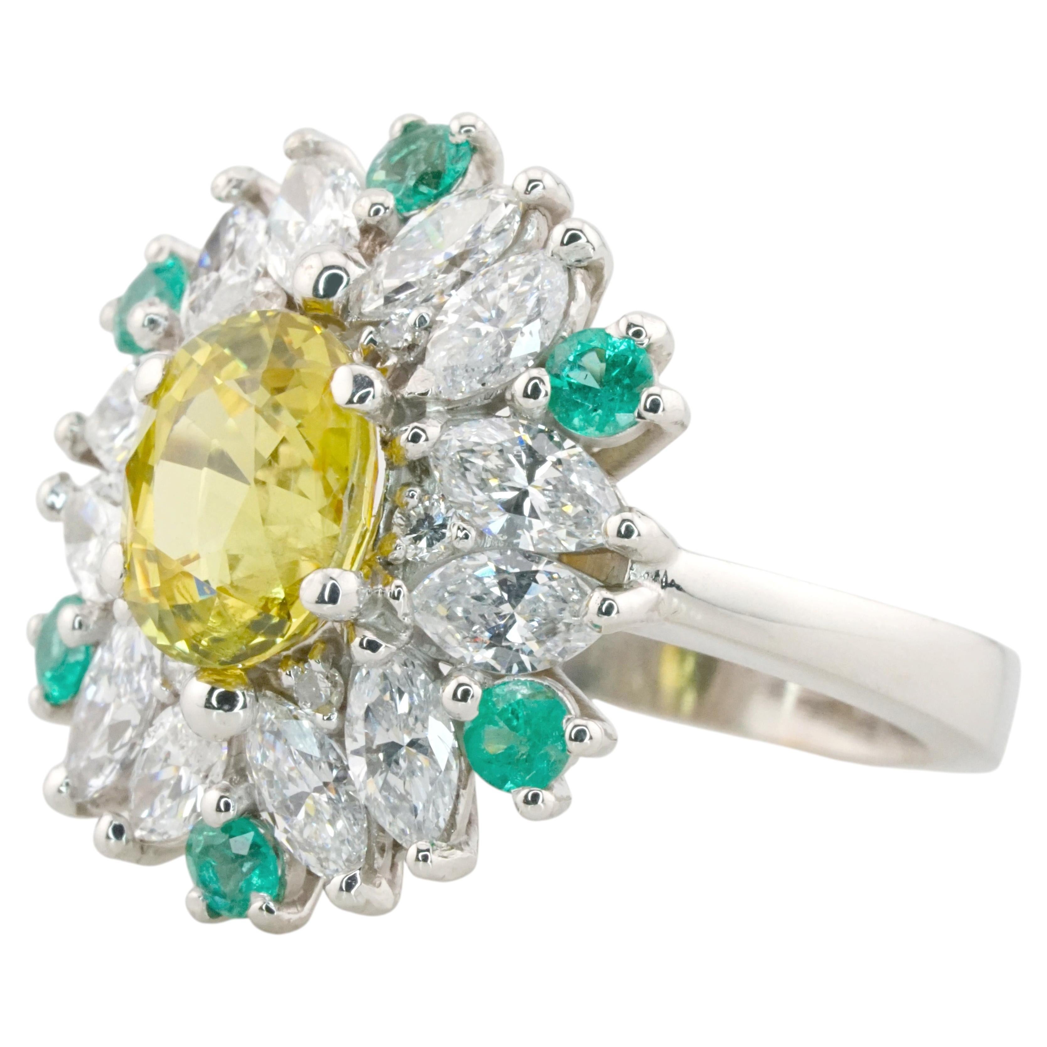 How big is a 2 carat emerald?