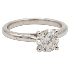 GIA Certified 1.5 Carat F VS1 Diamond Cartier 1895 Engagement Ring
