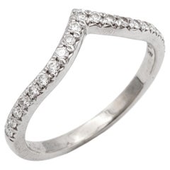 Tiffany & Co. Fede nuziale Soleste V Diamond in platino