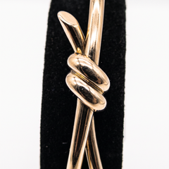 Tiffany & Co. Love Knot 18k Rose Gold Bangle Bracelet