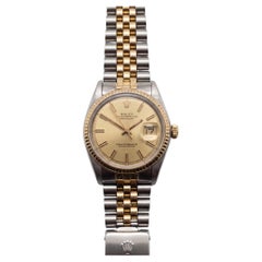 Rolex Datejust Two-Tone Fluted Bezel Wrist Watch