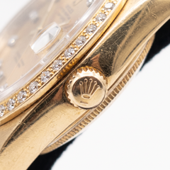 Rolex Day-Date Diamond 18k Yellow Gold Wrist Watch