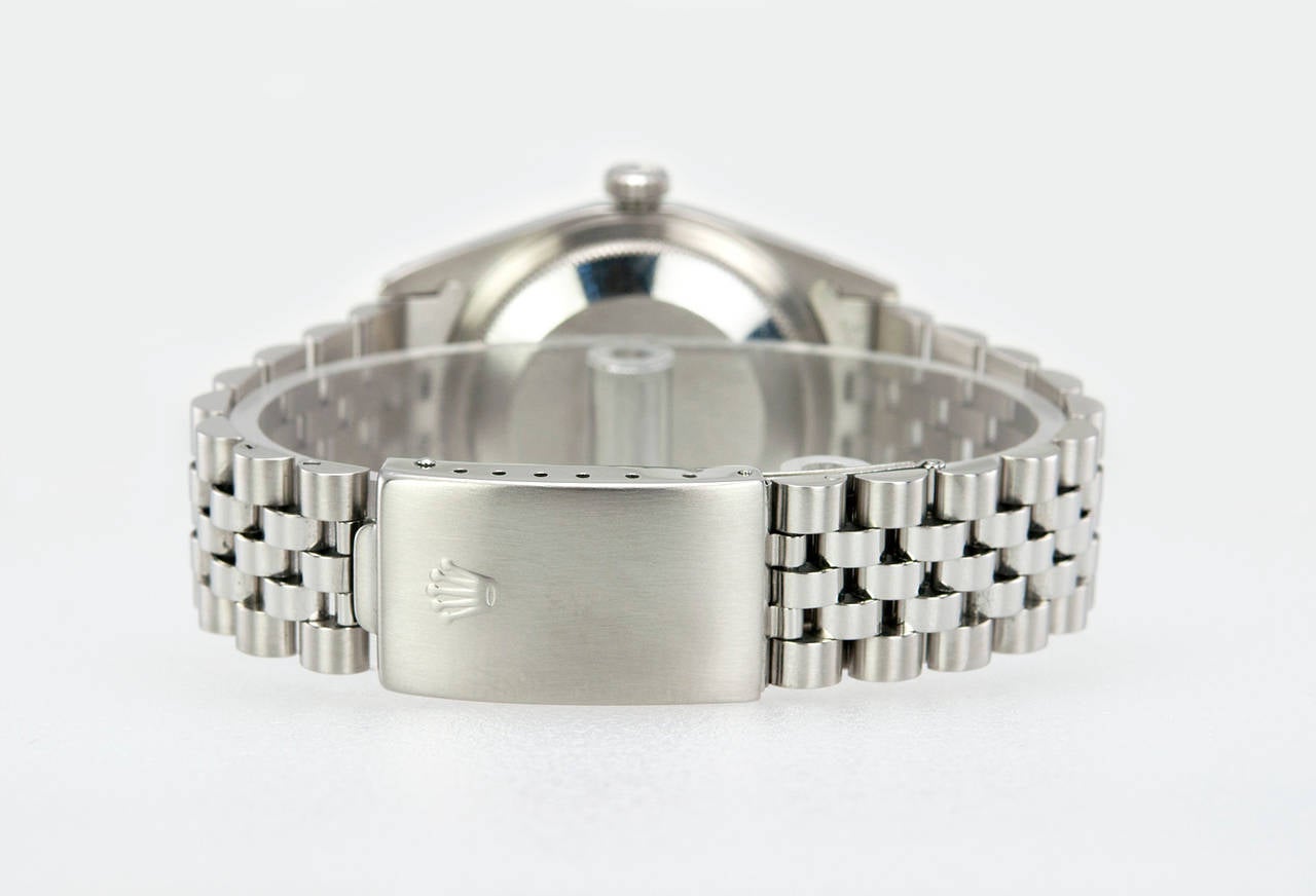 Rolex Stainless Steel Datejust Wristwatch Ref 16220 1991 1