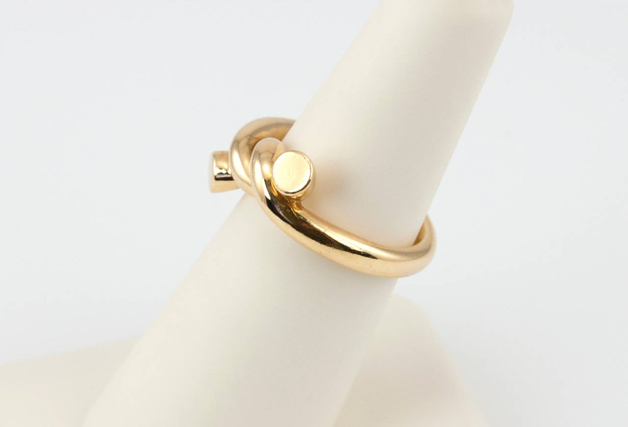 Women's Angela Cummings Gold Twist Ring For Sale