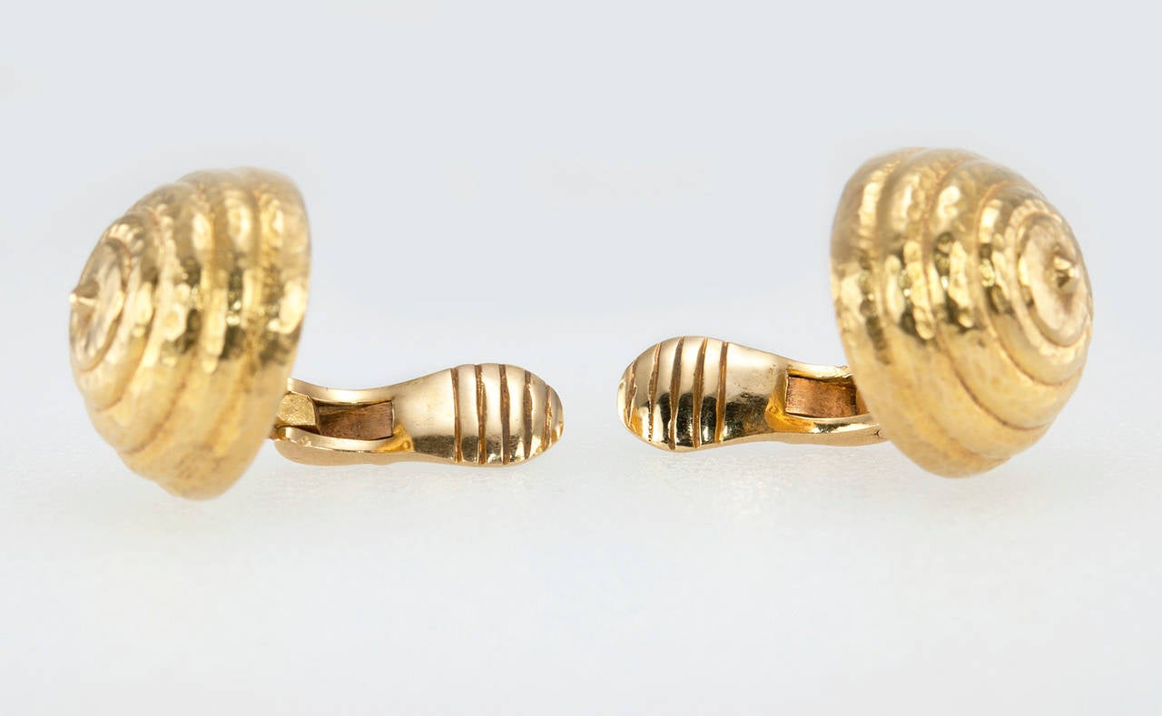 Women's Lalaounis Gold Dome Earclips For Sale